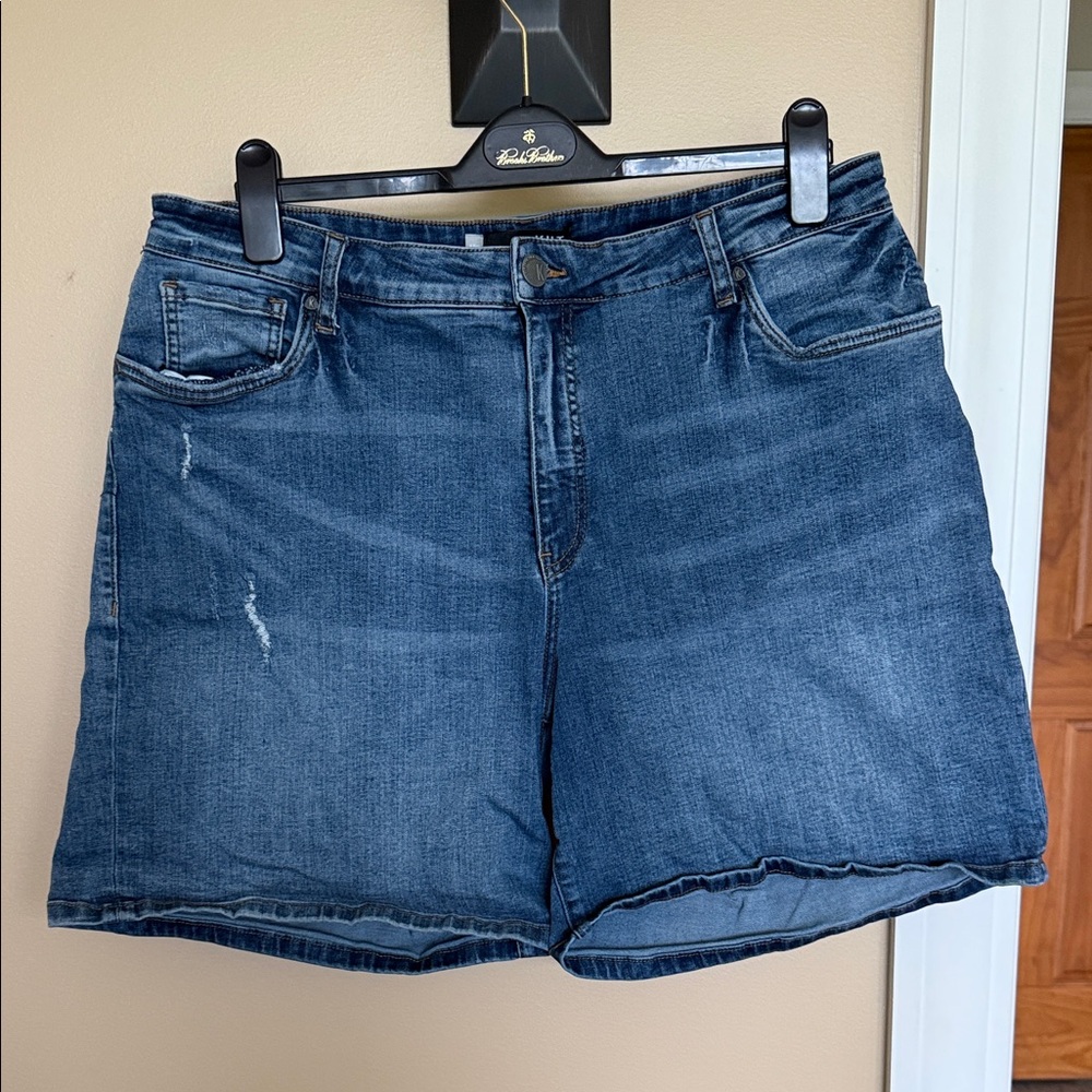 Kut from the Kloth Dark Blue Denim Shorts